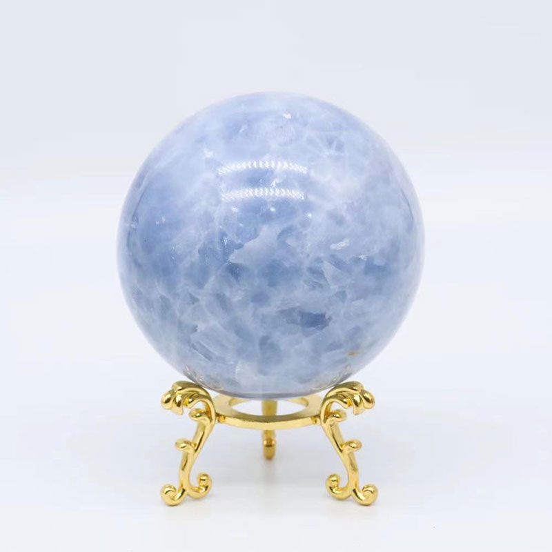 blue calcite ball