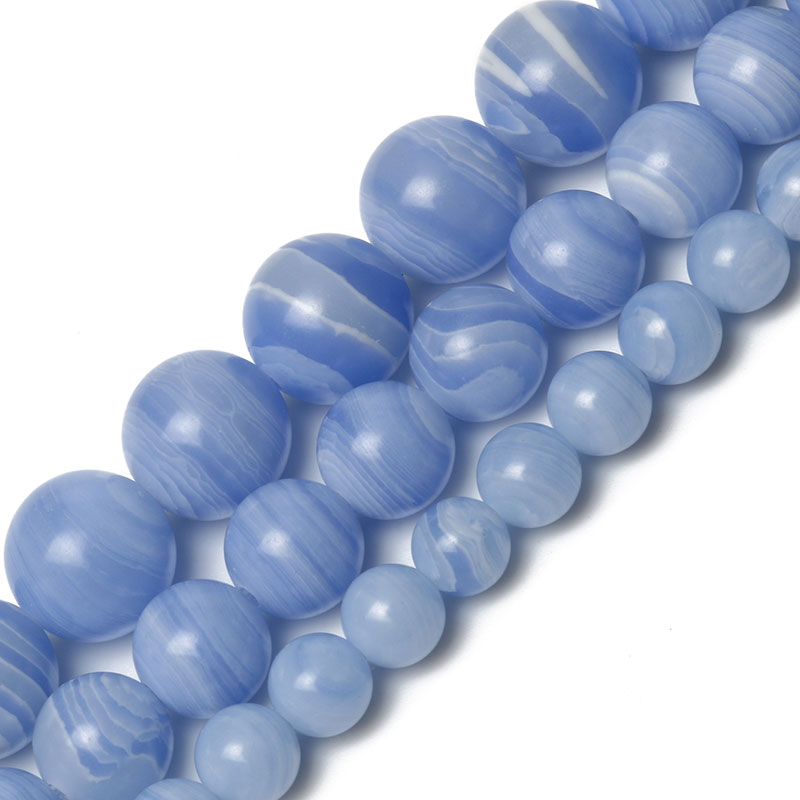 blue lace agate beads