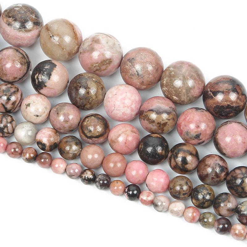 rhodochrosite beads