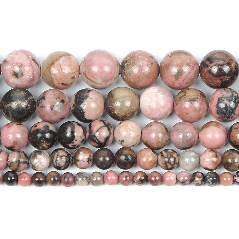 rhodochrosite beads