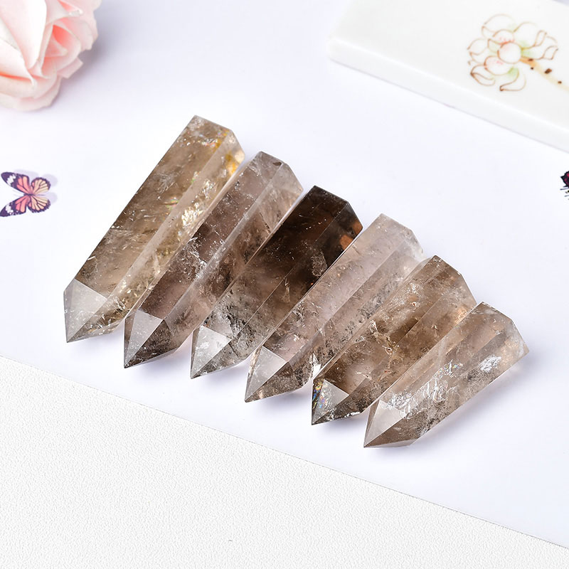 smoky quartz wand