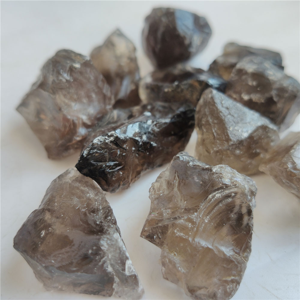 raw smoky quartz stone