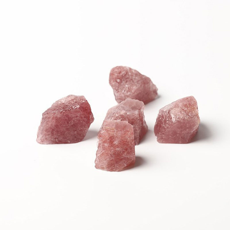 raw strawberry quartz