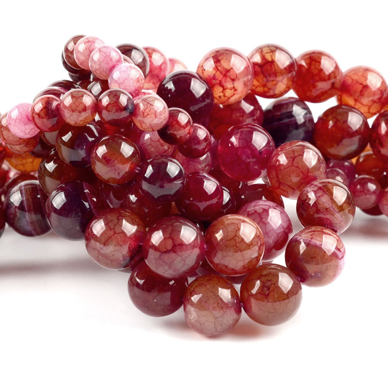 raw red tourmaline beads