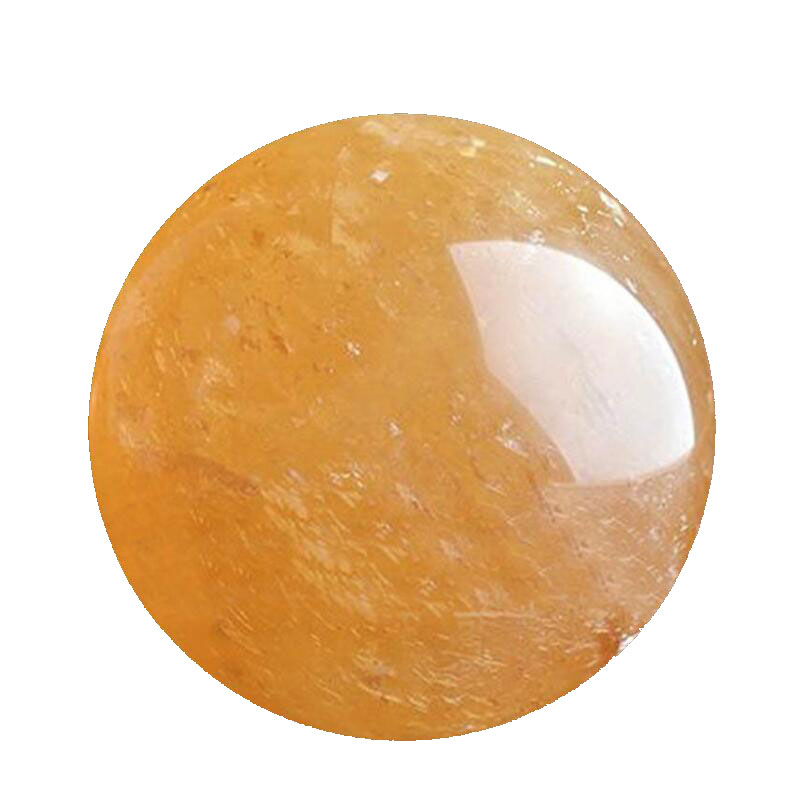 yellow calcite ball