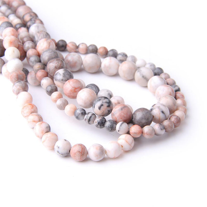 zebra stone beads