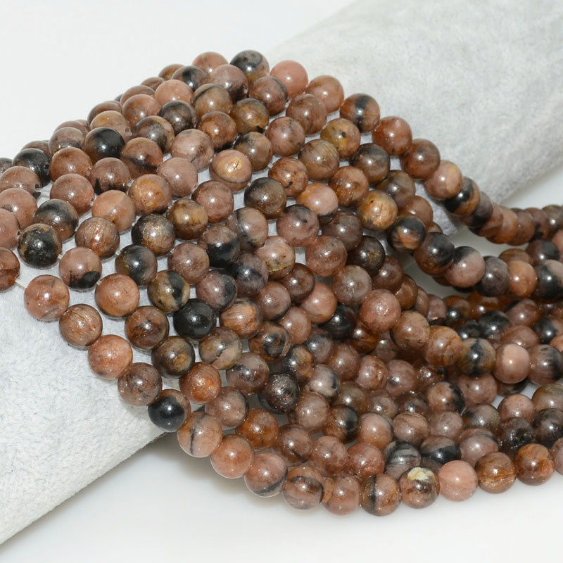 Andalusite beads