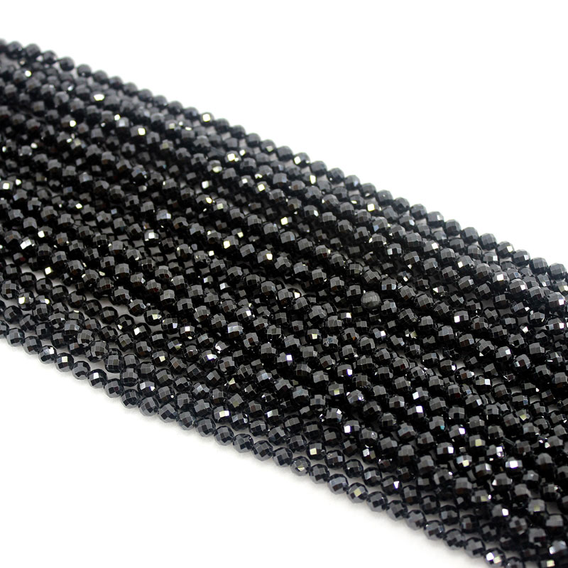 black spinel beads
